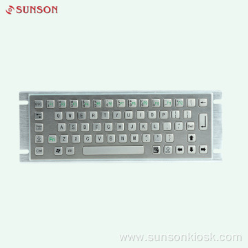 Industrial Metalic Keyboard for Information Kiosk